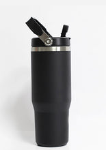 Load image into Gallery viewer, 30oz Stainless Steel Flip Straw Tumbler
