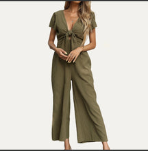 Load image into Gallery viewer, Monaco Wide Leg Woven Jumpsuit

