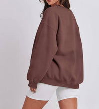 Load image into Gallery viewer, Relaxed Fit Oversized Crew Sweatshirt
