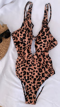 Load image into Gallery viewer, Wild Soul Leopard One Piece Swimsuit
