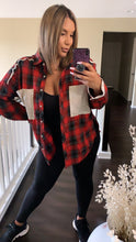 Load image into Gallery viewer, Don’t Kill My Vibe-  Plaid Shacket
