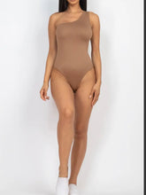 Load image into Gallery viewer, Get My Good Side  One Shoulder Bodysuit
