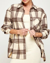 Load image into Gallery viewer, SOFT BRUSHED PLAID SHIRTS
