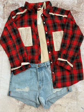 Load image into Gallery viewer, Don’t Kill My Vibe-  Plaid Shacket

